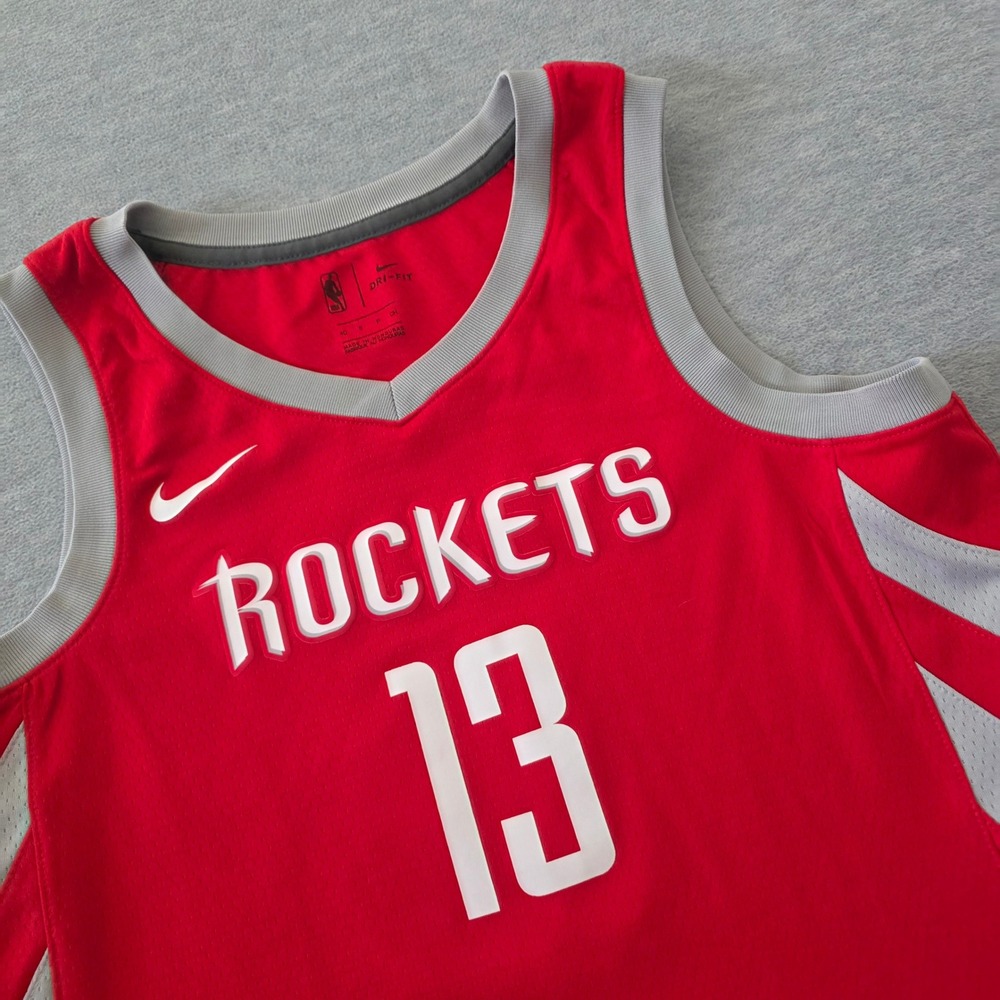 Nike Houston Rockets James Harden 13 NBA Swingman Jersey Mens Small Red 40